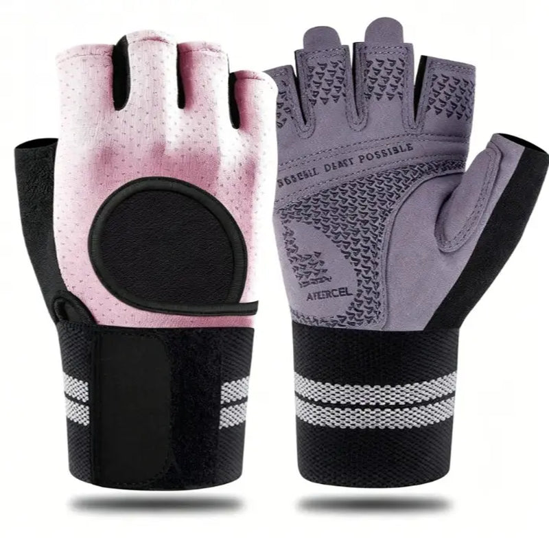 Professional Weight Lifting Gloves for Men and Women - Anti-Slip Design with Wrist Support, Full Palm Protection, and Enhanced Padding for Pull-Ups and Training