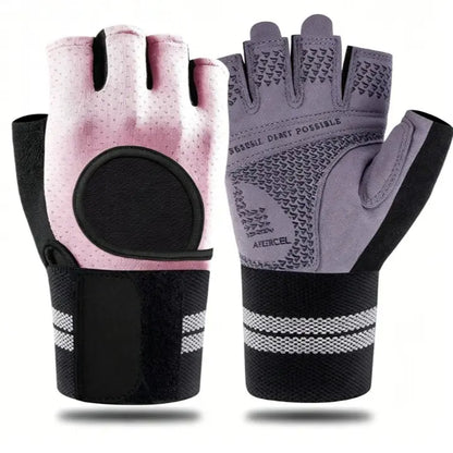 Professional Weight Lifting Gloves for Men and Women - Anti-Slip Design with Wrist Support, Full Palm Protection, and Enhanced Padding for Pull-Ups and Training