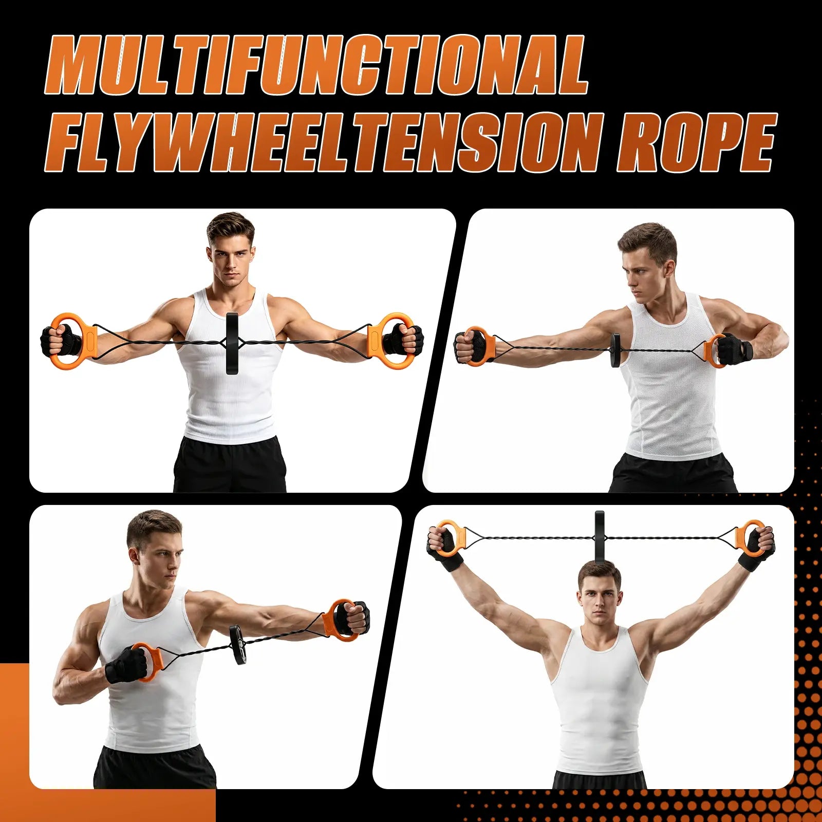 Professional Resistance Bands for Arm and Back Training - Elastic Ropes for Barre Workouts, Chest, Arm, and Shoulder Stretching, Ideal for Physical Therapy, Yoga, and Pilates