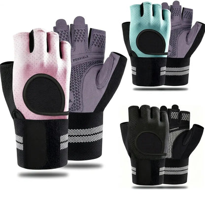 Professional Weight Lifting Gloves for Men and Women - Anti-Slip Design with Wrist Support, Full Palm Protection, and Enhanced Padding for Pull-Ups and Training