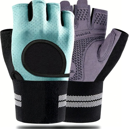 Professional Weight Lifting Gloves for Men and Women - Anti-Slip Design with Wrist Support, Full Palm Protection, and Enhanced Padding for Pull-Ups and Training